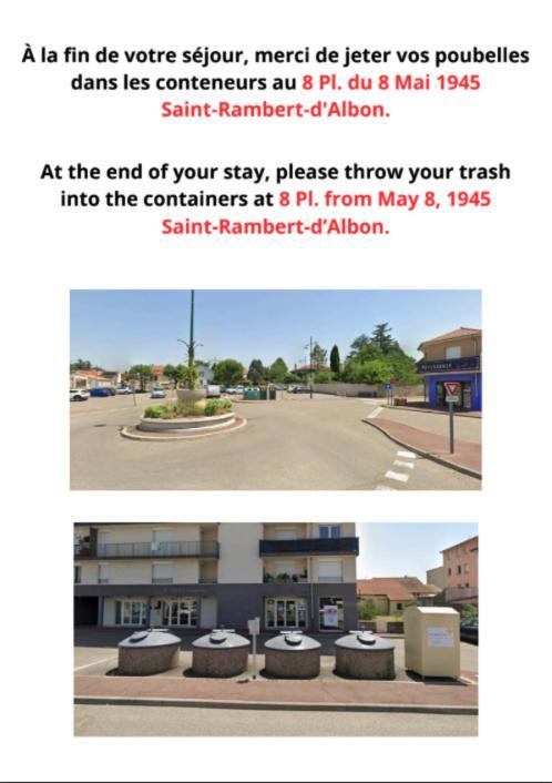 L'Ecrin Des Ecoles Daire Saint-Rambert-dʼAlbon Dış mekan fotoğraf